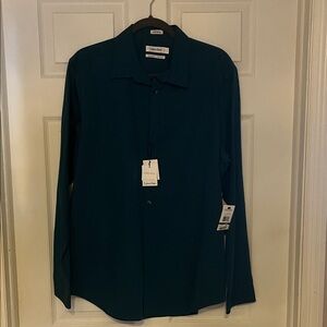 Calvin Klein Dark Teal Long Sleeve Shirt
